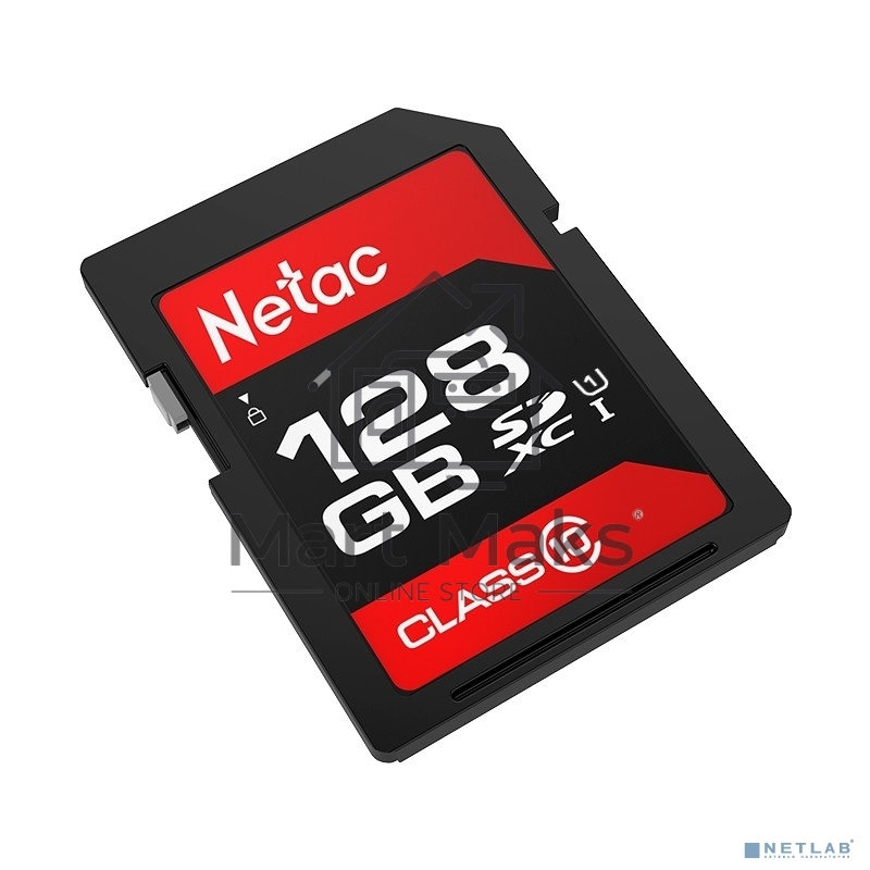 Флеш карта Netac P600 SDHC 128GB U1/C10 up to 80MB/s, retail pack