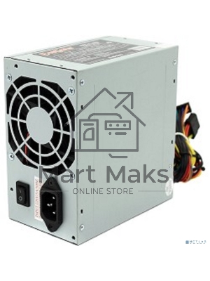 Блок питания ExeGate, AB500 (EX219185RUS), 500Вт, 80мм, серебряный