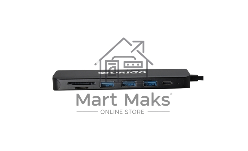 Док-станция ORIGO USB-C, 3xUSB 3.0, 1xUSB-C/PD 3.0, 1xHDMI, слот SD/TF/microSD
