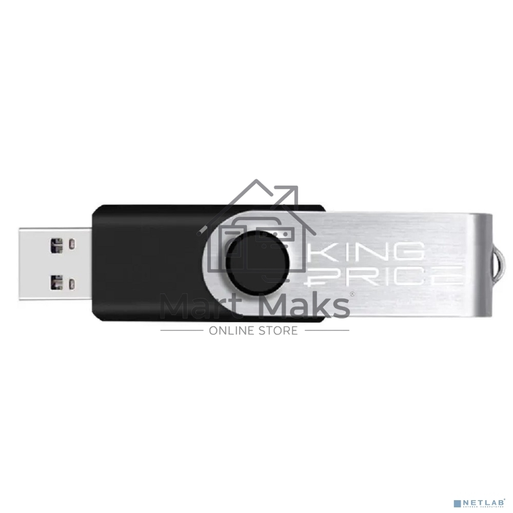 Флешка USB R/W KingPrice 8GB KPFD2 KPFD2A008ABK USB2.0 черный
