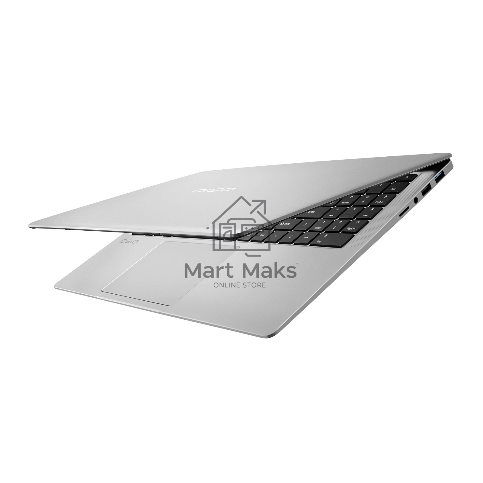 Ноутбук Osio FocusLine F160a-008 серый Ryzen 7 5700U 16Gb SSD512Gb 16.1