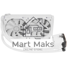 Система жидкостного охлаждения PcCooler DA240 WH ARGB Soc-AM5/AM4/1200/1700/1851 белый 4-pin Al+Cu 270W Ret (DA240-WHAWXX-GL)