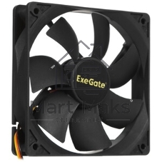 Вентилятор для корпуса ExeGate ExtraPower EP12025B3P черный, 120 мм, 1850 об/мин, 30 дБ, 3 pin