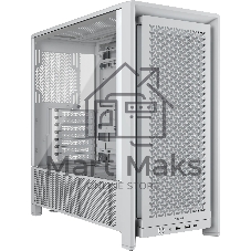 Корпус Corsair Frame 4000D RS White, Midi-Tower, белый, 3 x 120 мм