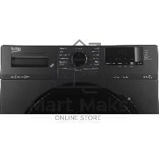 Стиральная машина Beko WSPE 6H612A черный, загрузка фронтальная 6,5 кг, 1200 об/мин., класс: А++