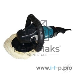 Полировальная шлифмашина Makita 9237CB ПолировШМ,1200Вт,ф180мм,0-3200об\м,3.4кг,кор
