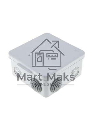 Коробка распределительная КМР-030-031 с крышкой наружная (85х85х40) 8 мембр. вводов IP55 EKF