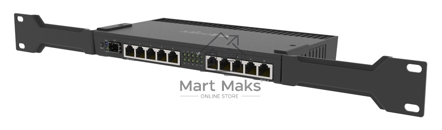 Маршрутизатор 1000M 10PORT 1SFP+ RB4011IGS+RM MIKROTIK
