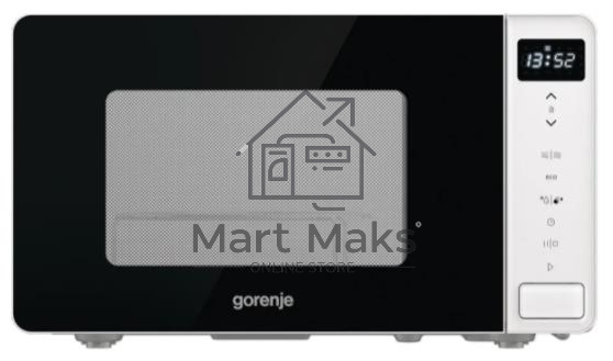 Микроволновая печь Gorenje MO20S4W белый, 20 л, 800 Вт, переключатели - сенсор