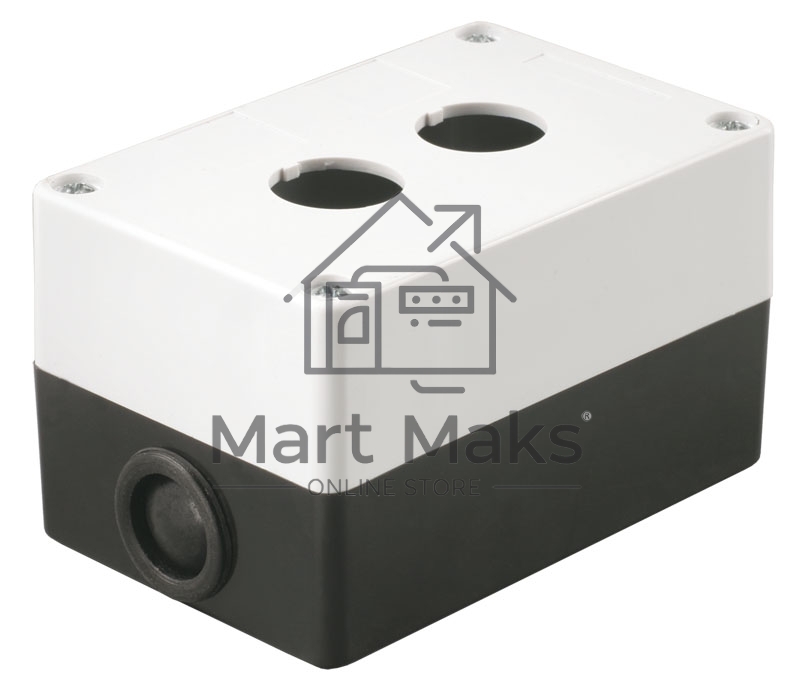 Корпус КП102 Iek BKP10-2-K01 для кнопок 2места белый
