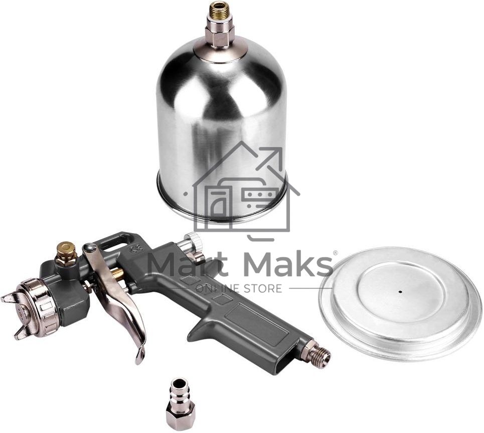 Краскопульт пневматический с верхним бачком DEKO DKSG01 500 мл, металл  018-1100
