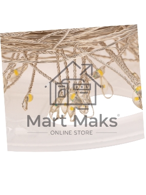 Гирлянда Neon-night роса Фейерверк с контроллером 20м, 500LED, цвет свечения теплый белый, на катушке