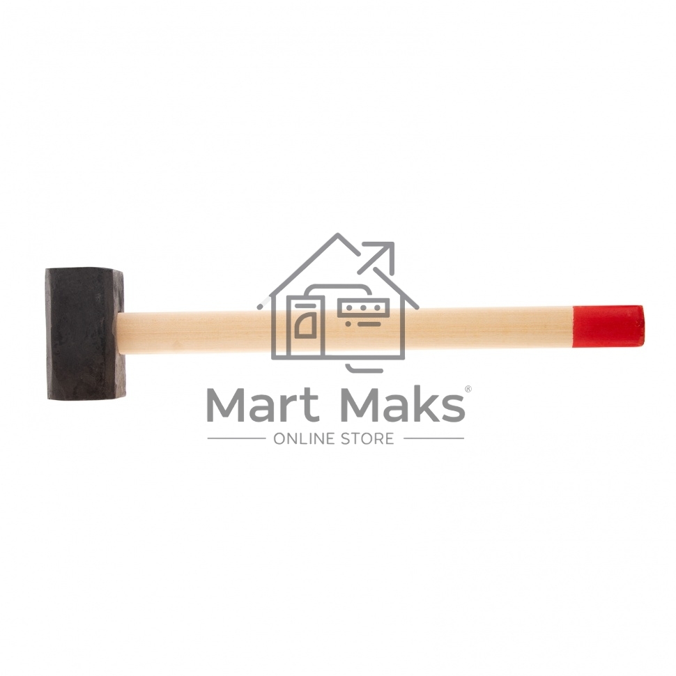 Кувалда, 8000 г, кованая головка, деревянная рукоятка 750 мм Сибртех