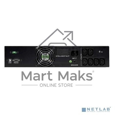 Источник бесперебойного питания Systeme Electriс Smart-Save SMT, 2000VA/1320W, RM 2U, Line-Interactive, LCD, Out: 230V 6xC13, SNMP Intelligent Slot, USB, RS-232