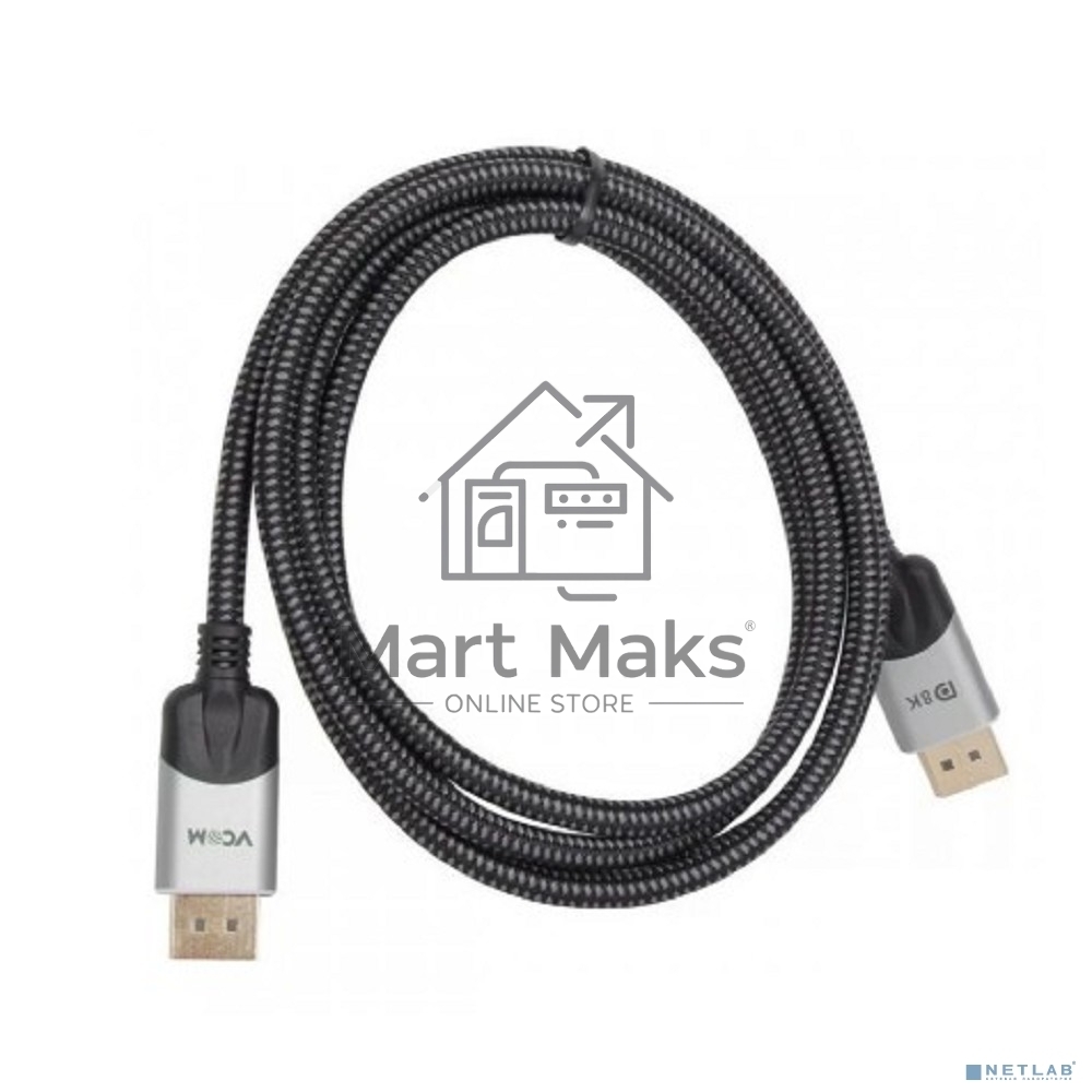 Кабель соединительный DisplayPort v1.4, 8K@60Hz, 5m, медь, VCOM CG635-5M