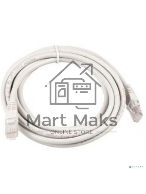 Патч-корд UTP кат. 5e, 2м ExeGate серый