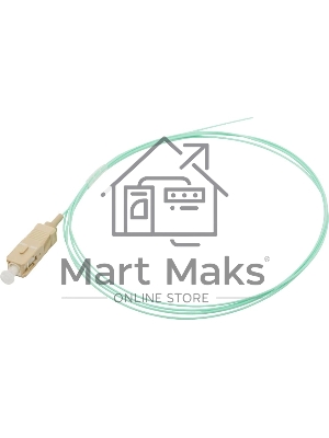 Кабель Pigtail Lanmaster LAN-PIG-SC/OM3-1.5 1.5x50/125 OM3 SC 2м ПВХ белый