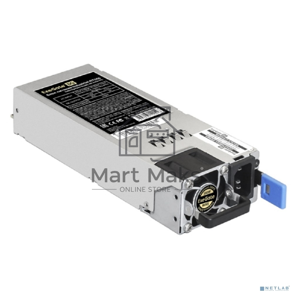 Серверный блок питания  (модуль к RTS550 Redundant) 550W ExeGate Industrial-RT550 (APFC, КПД 94%(80 PLUS Platinum), 4 cm fan)