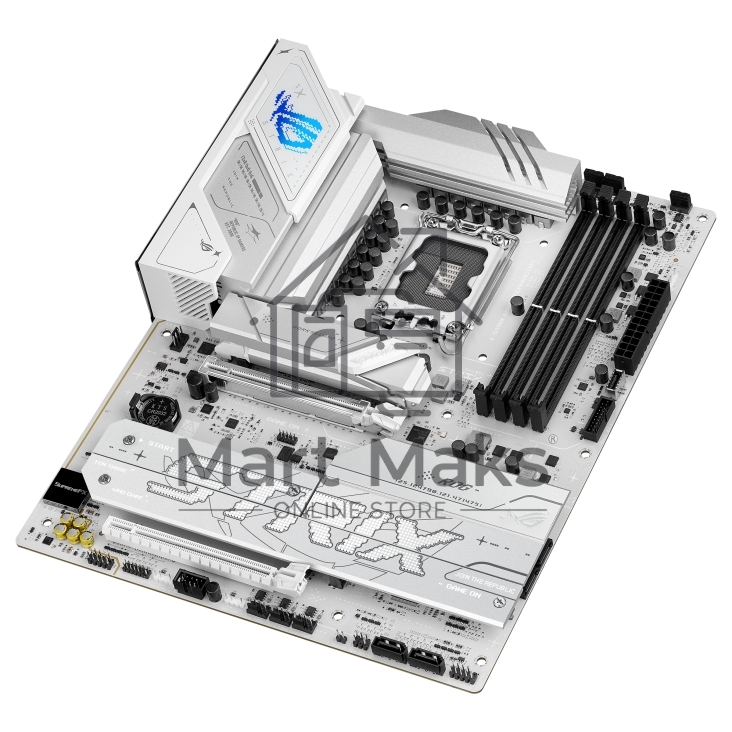 Материнская плата ASUS ROG STRIX B860-A GAMING WIFI, LGA1851, Intel B860, 4xDDR5, 4xSATA, 4xM.2, 2xPCIe 5.0 x16, 1xDP, 1xHDMI, 1x2.5Gb LAN, Wi-Fi, Bluetooth, 4xUSB 2.0, 2xUSB 3.2 Gen 1, 3xUSB 3.2 Gen 2, 1xUSB 4, 2xUSB-C, 3x3.5 мм, 7.1, ATX