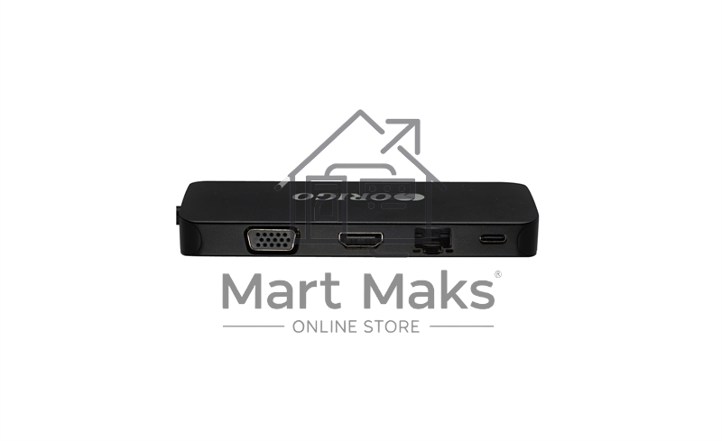 Док-станция ORIGO USB-C, 4xUSB 3.0, 1xUSB-C/PD 3.0, 1x1000Base-T, 1xHDMI, 1xVGA, слот SD/TF/microSD, 1x3,5мм TRRS