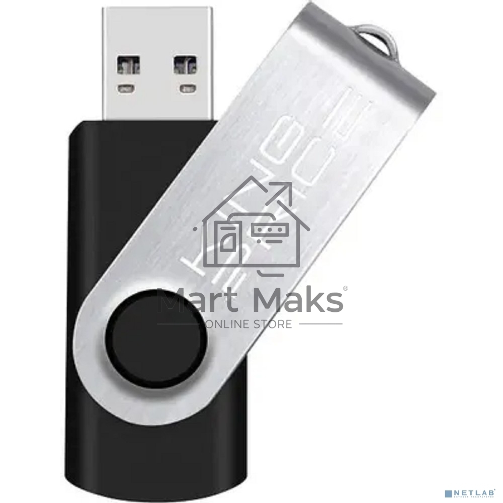 Флешка USB R/W KingPrice 16GB KPFD2 KPFD2A016ABK USB2.0 черный