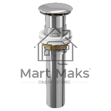 Тумба с раковиной и выпуском (тумба Bau Dream 60, графит + раковина санфаянс накладная овальная BAU Nimb 50х36, выпуск клик-клак, хром)