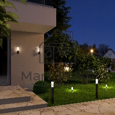 1534 TECHNO LED / Светильник садово-парковый со светодиодами чёрный