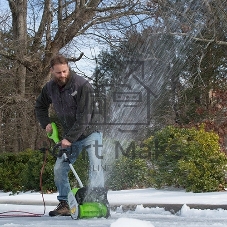 Снегоуборщик электрический Greenworks GD40SSK2