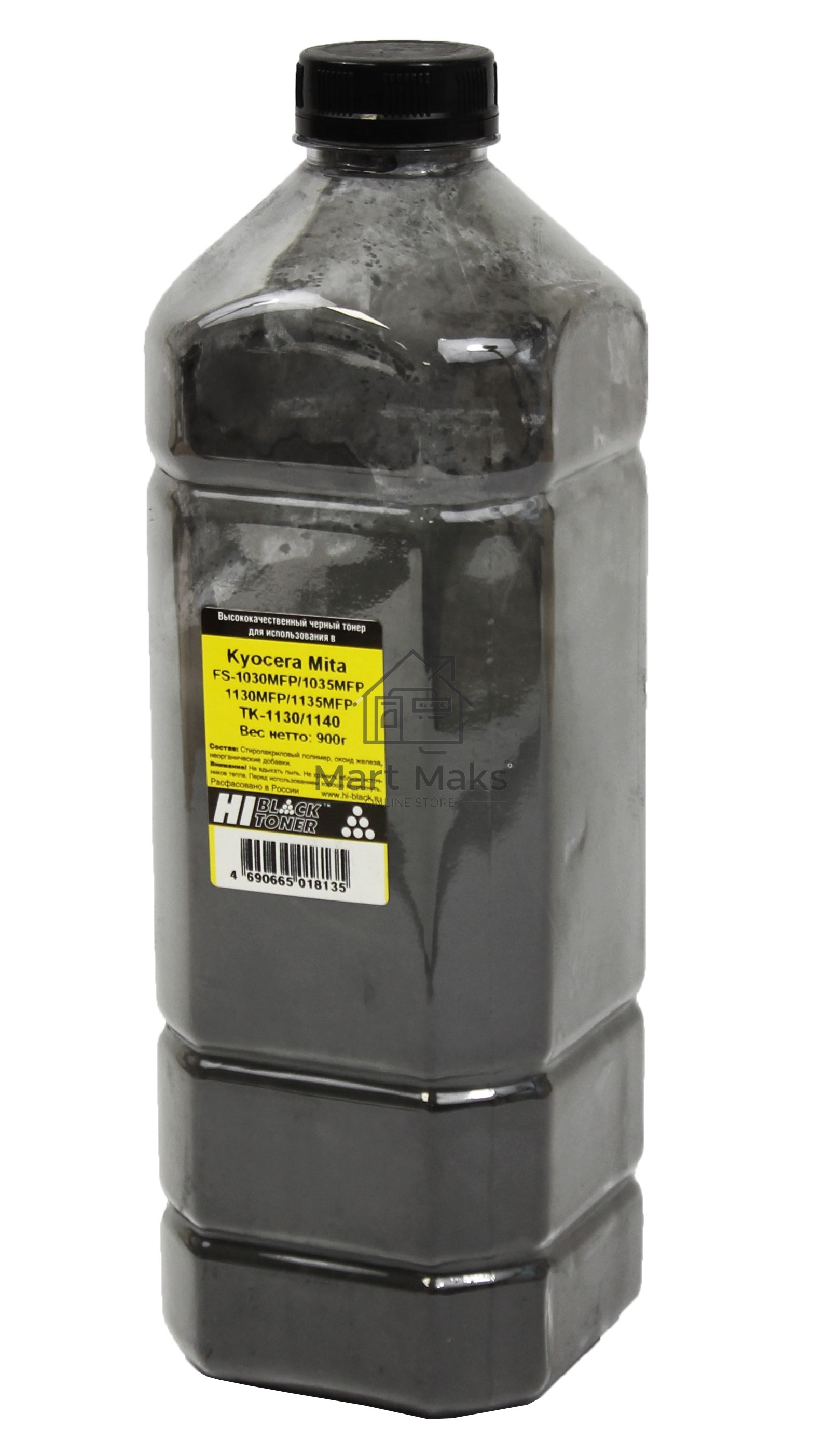 Тонер Hi-Black для Kyocera FS-1030MFP/1035MFP/1130MFP/1135MFP TK-1130/TK-1140, 900г,канистра