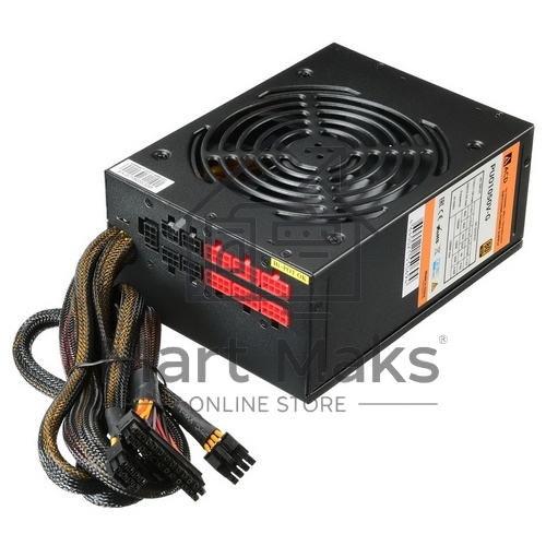 Блок питания CWT PUO1050V-G, 1050Вт, 80 PLUS Gold, 140мм, модульный, черный
