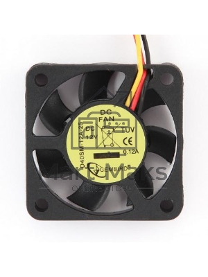 Вентилятор для корпуса Gembird D40SM-12A-25 черный, 40 мм, 5000 об/мин, 27 дБ, 3 pin