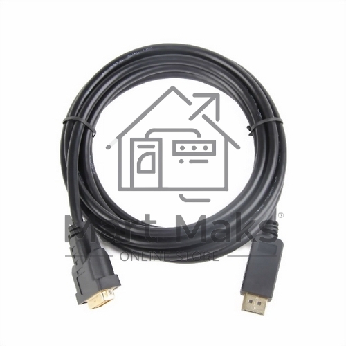 Кабель DisplayPort-DVI Gembird/Cablexpert 1.8м, 20M/19M, черный, экран, пакет(CC-DPM-DVIM-6)
