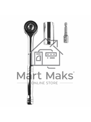 Универсальный торцевой ключ с трещоткой 7-19 мм Rexant