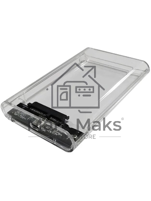 Внешний корпус для HDD/SSD AgeStar 3UB2P6C SATA III пластик прозрачный 2.5