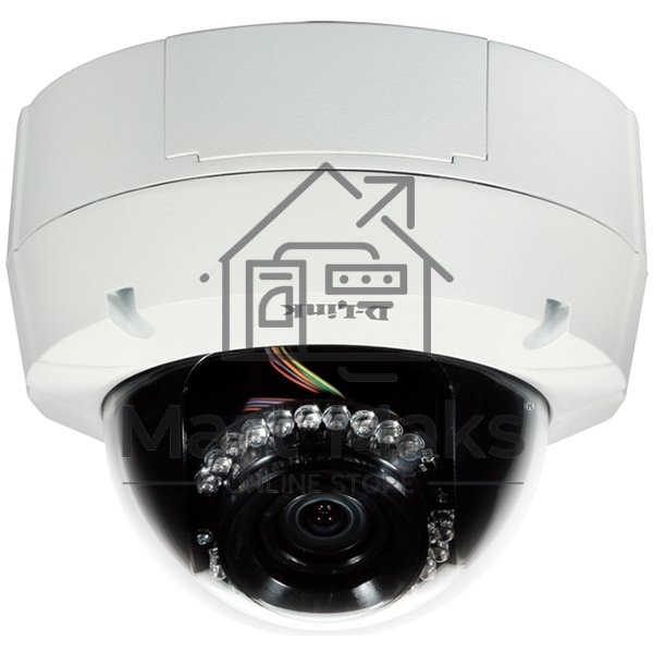 Видеокамера IP D-Link DCS-6513/A1A Внешняя купольная сетевая 3 МП Full HD-камера с поддержкой WDR, PoE и ночной съемки