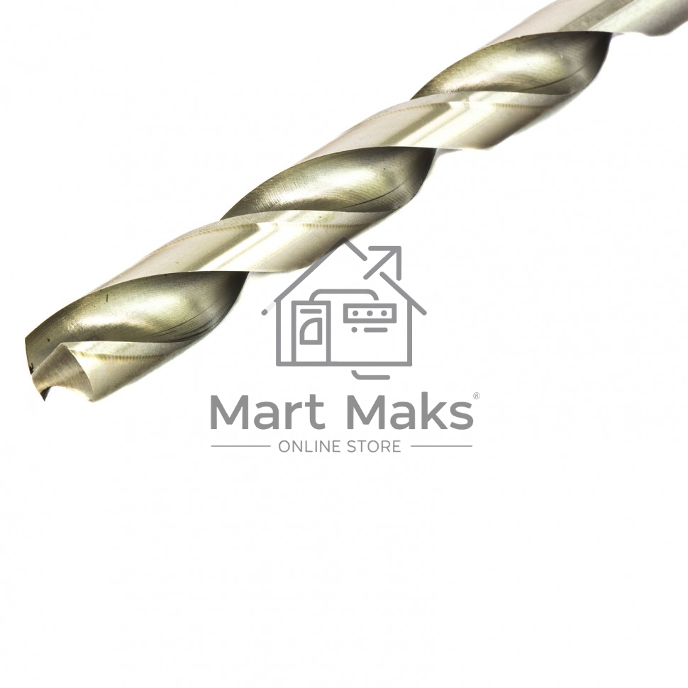 Сверло по металлу Matrix, 12,0 х 205 мм, полированное, удл., HSS, 5 шт. цил. хв.