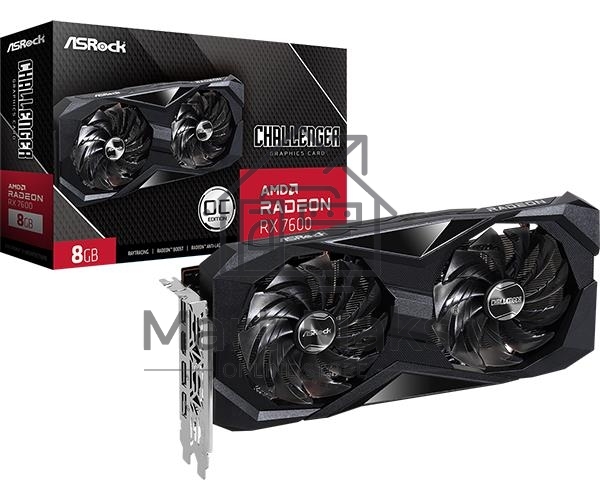 Видеокарта AsRock Radeon RX 7600 Challenger 8G OC