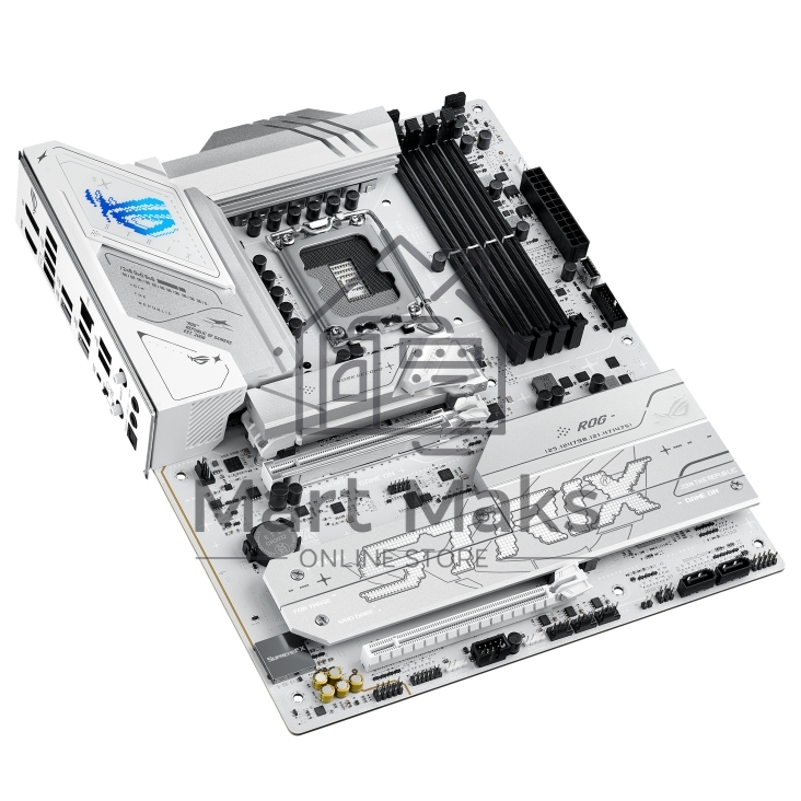 Материнская плата ASUS ROG STRIX B860-A GAMING WIFI, LGA1851, Intel B860, 4xDDR5, 4xSATA, 4xM.2, 2xPCIe 5.0 x16, 1xDP, 1xHDMI, 1x2.5Gb LAN, Wi-Fi, Bluetooth, 4xUSB 2.0, 2xUSB 3.2 Gen 1, 3xUSB 3.2 Gen 2, 1xUSB 4, 2xUSB-C, 3x3.5 мм, 7.1, ATX