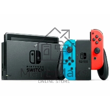 Игровая приставка Nintendo Switch OLED сине-красный