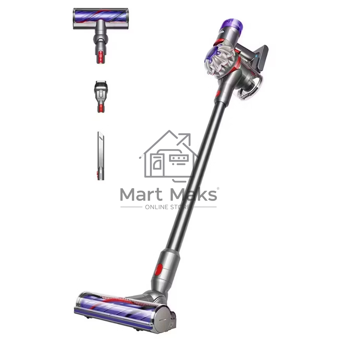 Пылесос Dyson V8 Advanced Silver/Nickel EU