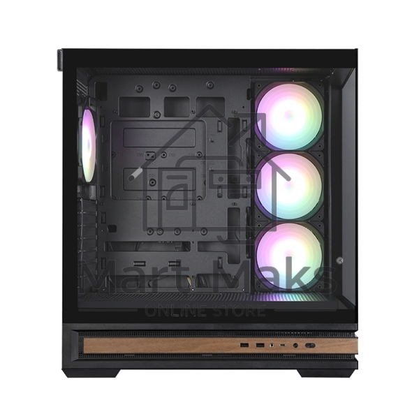 Компьютерный корпус ZALMAN P40 Prism Plus, ATX, черный, WINDOW, 3xCombo (3.5'' or 2.5