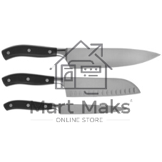 Набор ножей кухонных Victorinox Forged Chefs (7.7243.3) компл.: 3 шт черный, подар. коробка
