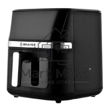 Аэрогриль Brayer 2038BR черный, 1600 Вт, 7 л, сенсор, 12 программ