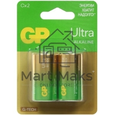 Алкалиновые батарейки GP Super Alkaline G-Tech 14А типоразмера C - 2 шт. на блистере (2 шт.)