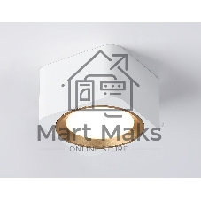 Светильник накладной TN70831 WH/GD белый/золото GX53 max 12W 96*96*60