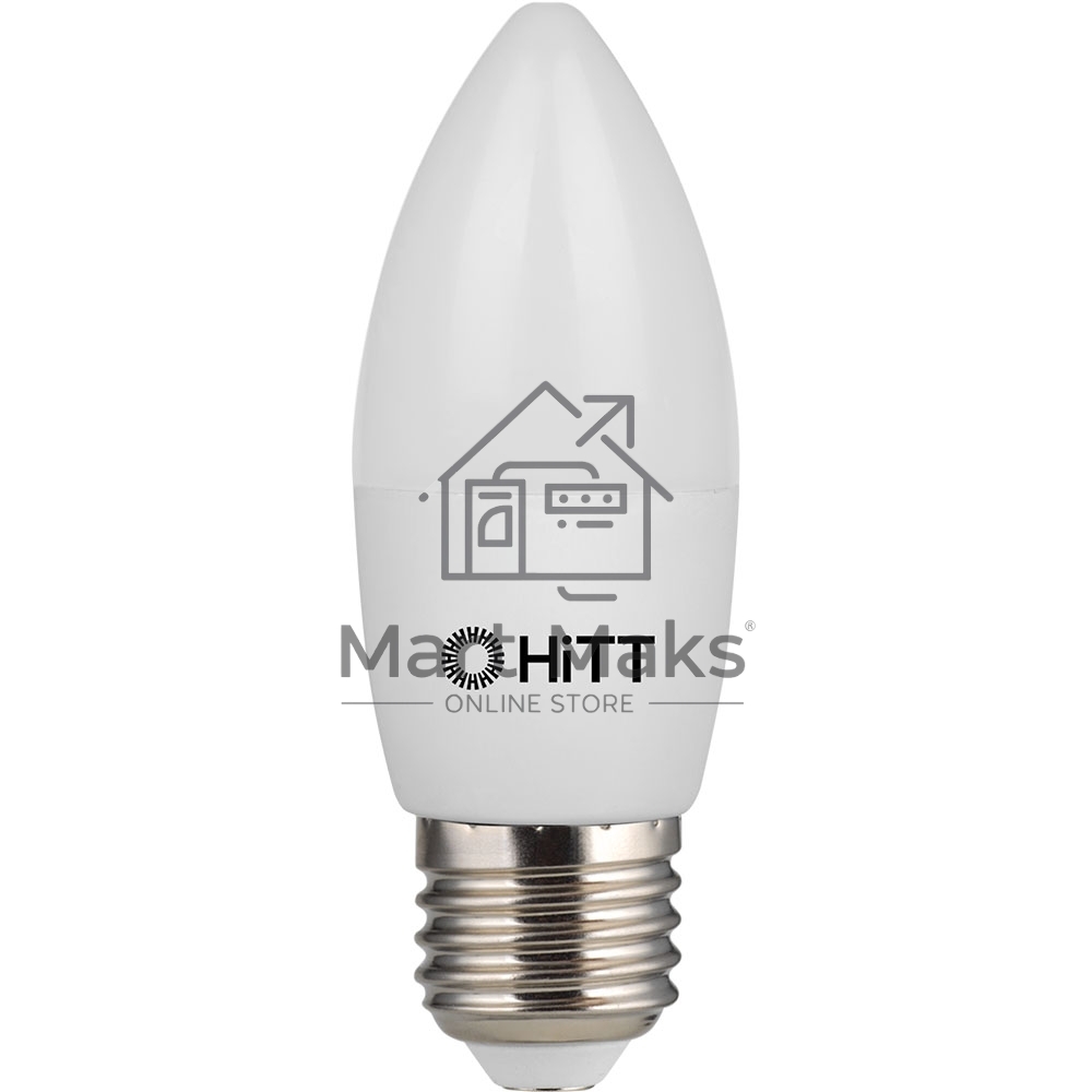 Светодиодная лампа HiTT-PL-C35-11-230-E27-3000