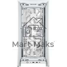 Корпус Corsair Frame 4000D RS White, Midi-Tower, белый, 3 x 120 мм