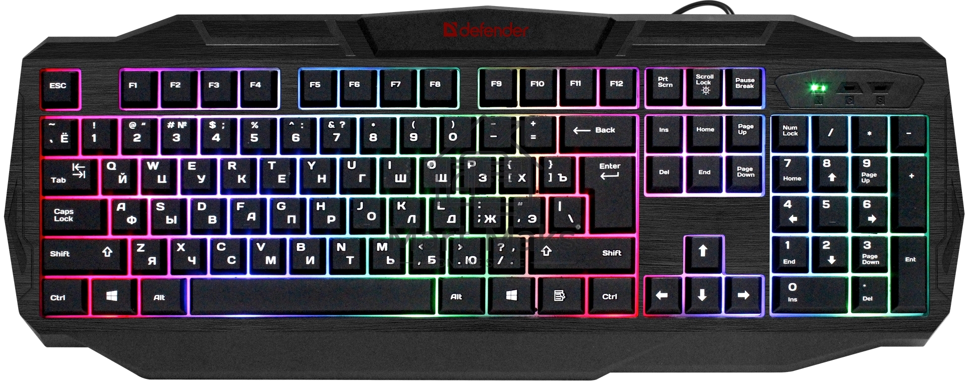 Клавиатура Defender Ultra HB-330L RU проводная, USB, черный