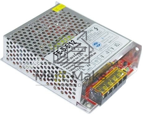 Открытый Блок питания. FE-S-5/12 87-264V, 12V