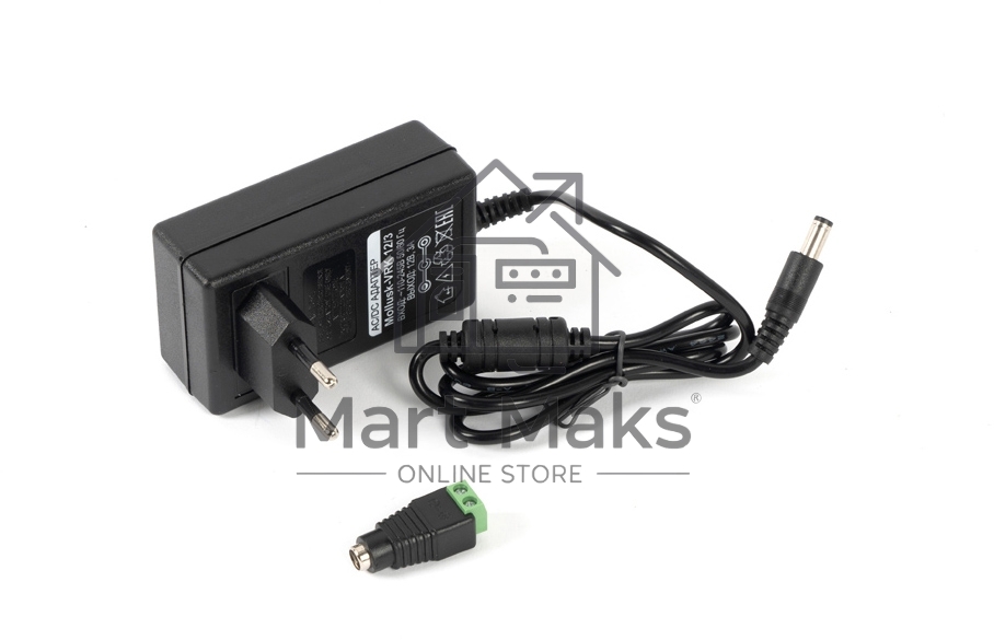 Источник питания Mollusk-VRK 12/312В, 3А. Сетевой диапазон 110-245В встр. вилка Mollusk-VRK 12/3 power supply 12V, 3A. Mains range 110-245V int. fork